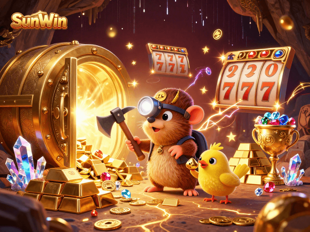Experience thrilling wins at SunWin with vibrant treasure hunting action and dynamic casino elements.