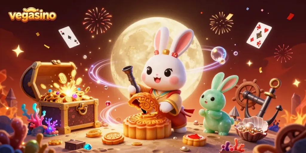 Experience vegasino's vibrant casino world with cartoon characters and dazzling game elements.