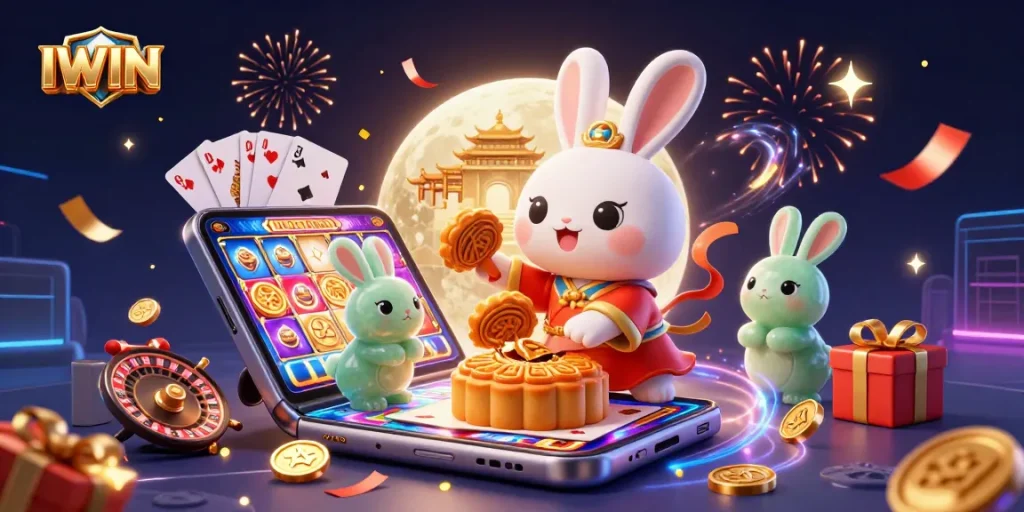 Spin the slots and win big with IWIN's colorful gaming scene packed with excitement.